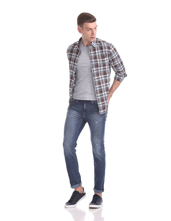 U.S. Polo Assn. Men Casual Wear Solid Jeans